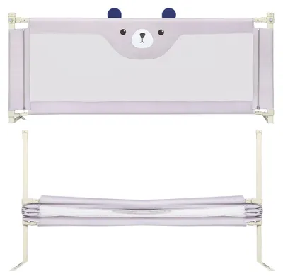 Obrázok produktu pre Nastaviteľné zábradlie do postele pre deti, výška 175 cm, s bezpečnostnou funkciou
