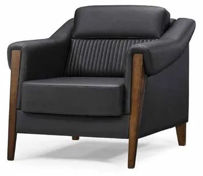 Obrázok produktu pre Luxus Sessel Polster Relax Wohnzimmer Möbel Modern Design Schwarz