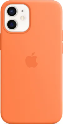 Produktbild von Apple iPhone 12 Mini Hülle - Silikon - Soft Case, Backcover - Orange