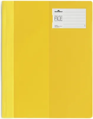 Produktbild von Sichthefter Projectfile A4 gelb Packung mit 25 Stück