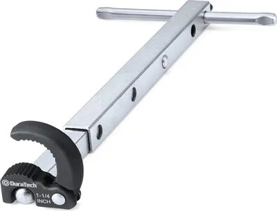 Produktbild von Teleskop-Verstellbarer Standhahnmutterschlüssel 250mm-430mm, 4 Einstellgrößen, Kapazität 10-32mm