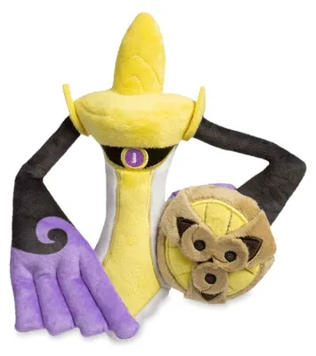 Produktbild von Pokemon Durengard (Klingenform) Kuscheltier - 19 cm Plüschtier Aegislash