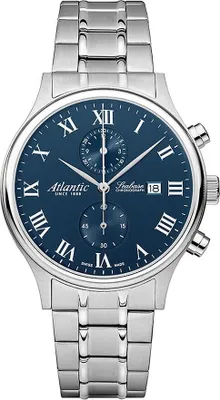 Productafbeelding van Atlantic herenhorloge, Atlantic Seawave chronograaf, model atlantic-64457.41.58