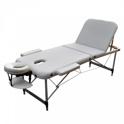 Produktbild von 3 Zonen Massageliege Zenet 1049 Größe L (195*70cm) mit Aluminiumgestell, klappbar und höhenverstellbar
