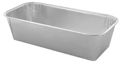 Produktbild von 50 Stück Aluschalen Leberkäsformen (Einweg) Aluformen - 540ml
