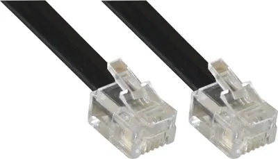 Immagine prodotto di InLine® 18848 Cavo modulare RJ12, spina / spina, 6 fili, 6P6C, 1 m