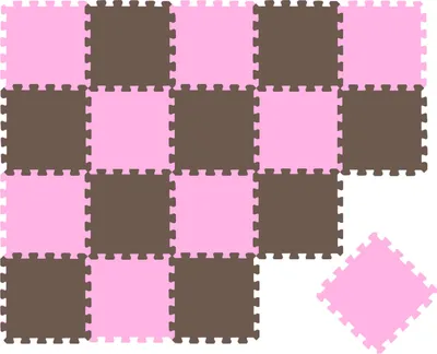 Zdjęcie produktu dla 18-elementowa mata do układania puzzli dla dzieci od zera - mata do raczkowania 30x30