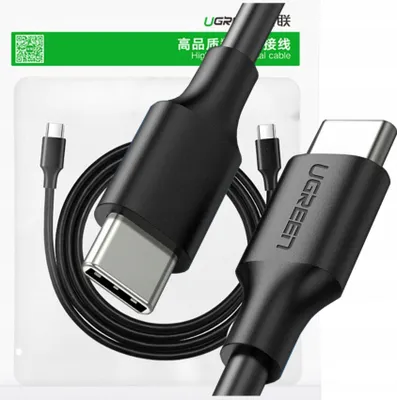 Immagine prodotto di Kabel Usb-C Do Usb-C Pd Ugreen Us286 Power Delivery 60W 1M (Czarny)