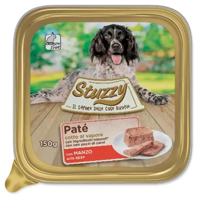 Immagine prodotto di Stuzzy Dog Cons. Paté di manzo per adulti 150 g