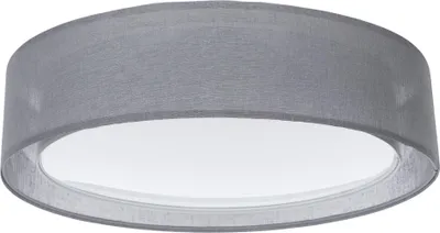 Produktbild von Deckenlampe rund Ø 50 cm Anthrazit E27 2-flammig Modern
