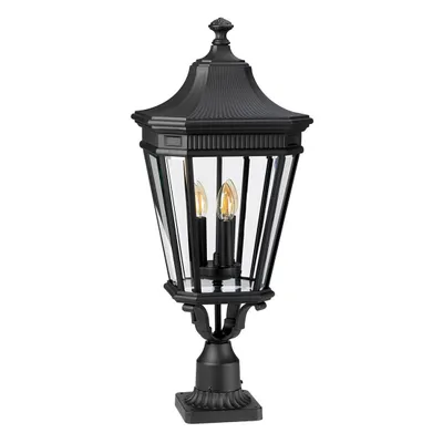 Produktbild von Elstead Cotswold Lane Außen-Stehleuchte E14 3-fach 78cm Schwarz IP44