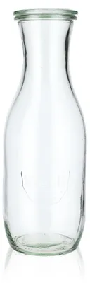 Produktbild von Weck Glasflasche Einmachflasche 1,062l Saftflasche mit Glasdeckel