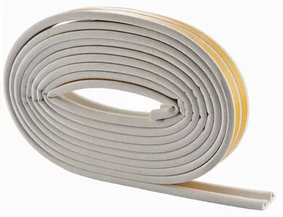 Image de Joint adhésif caoutchouc blanc profil 'P' 6M