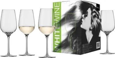 Zdjęcie produktu dla Eisch Vorteilset 2 Stück 4 Weissweingläser 550/3 im Geschenkkarton VINEZZA 25505030 und Geschenk + Spende