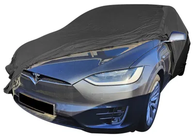 Image de Housse de voiture extérieure adaptée à Tesla Model X Noir Imperméable et