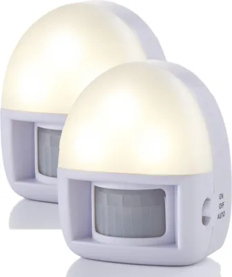 Immagine prodotto di Set di 2 lampade notturne con sensore di movimento (a batterie)
