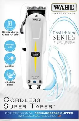 Produktbild von Wahl Super Taper Powerful Heavy Duty Cordless Clipper 08591