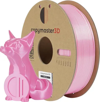 Produktbild von Copymaster3D PLA Silk -filamentti 3D -tulostimeen, 1.75 mm, pinkki