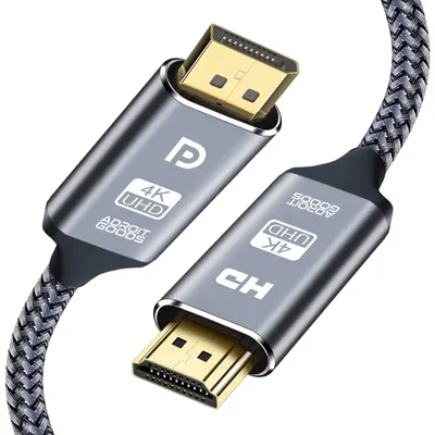 Obrázok produktu pre AdroitGoods Kábel DisplayPort - HDMI - 4K 60Hz Ultra HD 4K - 200cm - Kábel Displayport