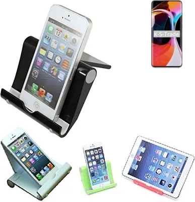 Produktbild von K-S-Trade Handy-Ständer kompatibel mit Xiaomi Mi 10 Pro faltbarer Tischständer Smartphone Tablet Halterung Reise