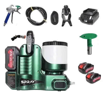 Obrázek produktu pro Stříkací pistole bez kompresoru, 2200 PSI, přenosný design, napájení z baterie