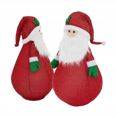 Image de Figurine de Noël Père Noël debout Décoration LED 140 cm