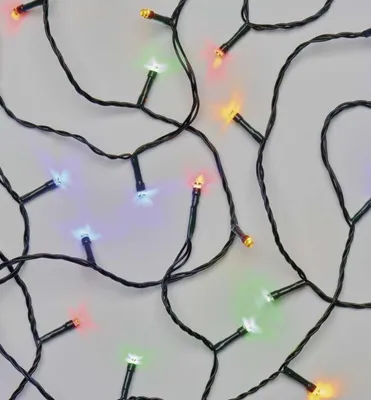 Produktbild von LED-Weihnachtskette, 16 m, 160 LEDs, außen und innen, RGB, Programme, Timer