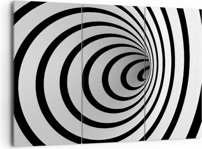 Produktbild von Bild auf Leinwand - Leinwandbild - Spirale abstrakt komposition - 165x110cm - Wand Bild - Wanddeko - Leinwanddruck - Bilder - Kunstdruck - Wanddekoration - Leinwand bilder - Wandkunst - CE165x110-2648