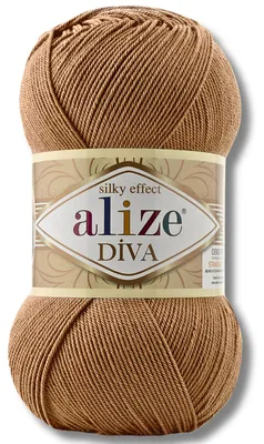 Immagine prodotto di Alize 1x 100 g Lana Diva, tinta unita, uncinetto, lavoro a maglia (261)