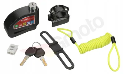 Produktbild von Kengo Bremsscheibenschloss mit Alarm für Motorrad Roller Quad