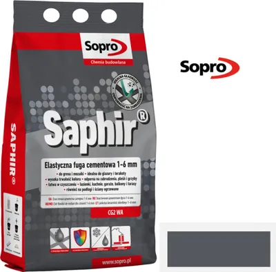 Produktbild von SOPRO SAPHIR FUGA 66 anthrazit 4kg