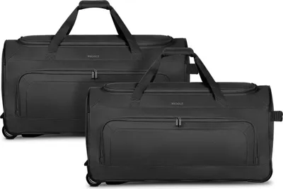 Immagine prodotto di REDOLZ borsa da viaggio carrello Duffle Essentials Wheeled Duffle Set L + L L Black nero