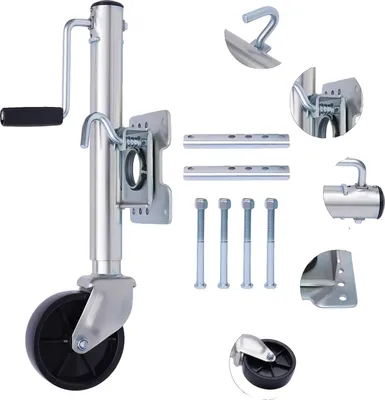 Produktbild von Stützrad, 6 Zoll Rad, 1200 lbs Tragfähigkeit, Set