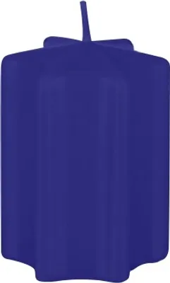 Produktbild von Sternkerzen Schwimmkerzen Royalblau 3,5 x Ø 6 cm, 16 Stück, Adventskerzen, Weihnachtskerzen