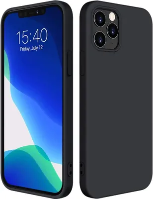 Produktbild von starfix Silikon Cover S-Case für iPhone 12 Pro Max schwarz
