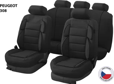 Immagine prodotto di Copri sedili Perfetto YL per Peugeot 308, nero