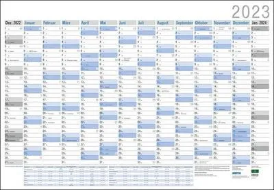 Produktbild von Wandplaner Neutral Kalender 2023