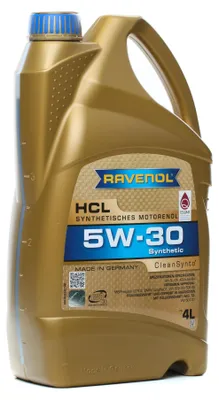 Produktbild von RAVENOL HCL für 5W-30 4 Liter Motoröl Motorenöl Longlife-01 FE 229.5 502 00 505 00 501 01 Öl