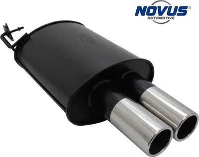 Image de Novus N acier sport Silencieux BMW E39 Limo 2x76 rond inox