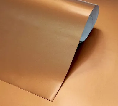 Image de Film adhésif pour meubles – Auto-adhésif et étanche – Pour murs, cuisines et carrelages – Couleur cuivre – Dimensions : 30 x 120 cm