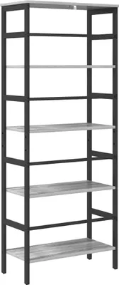 Obrázek produktu pro Knihovna Šedá Sonoma 60 x 29,5 x 149 cm kompozitní dřevo