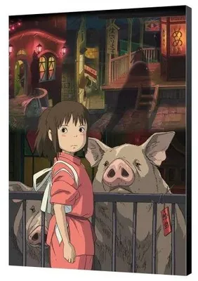 Image de GHIBLI - LE VOYAGE DE CHIHIRO - Panneau en bois 35 x 50 cm