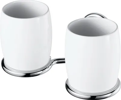 Produktbild von Zahnputzbecher HACEKA Allure doppelt chrom 1208605