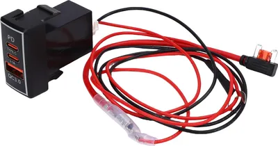 Obrázek produktu pro Auto QC3.0 Typ C USB zásuvka, rychlonabíjecí náhrada pro 100 Series FJ Cruiser Tacoma LX470