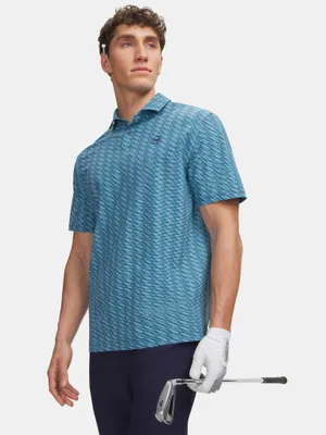 Produktbild von Under Armour UA Drive Chill Poloshirt für Herren mit Print 3XL