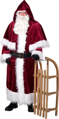 Produktbild von Weihnachtsmann Mantel mit Kapuze
