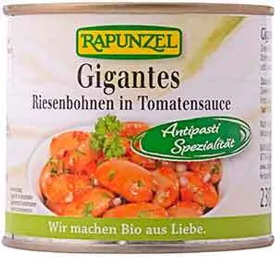 Produktbild von Rapunzel Gigantes Riesenbohnen in Tomatensauce (230g)