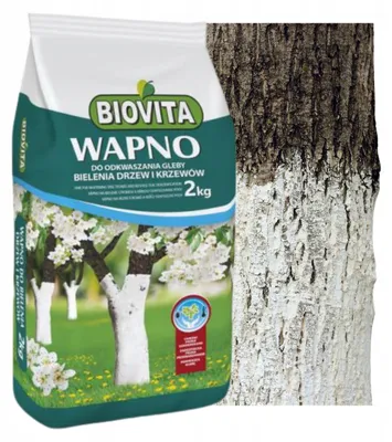 Image de Chaux pour arbres 2 l - Haute qualité - Nutritif - Pour jardin et balcon - Chaux pour blanchir - Blanchiment des arbres