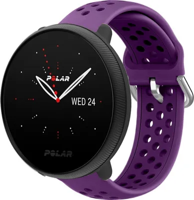 Produktbild von Strap-it Polar Ignite 3 Silikonarmband mit Löchern (Lila)
