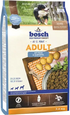 Produktbild von BOSCH Fish & Potato - Trockenfutter für Hunde - 3 kg